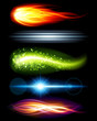 Abstract digital effect set for design vector illustration Abstract digital effect set for design vector illustration