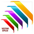 Vector award ribbons set