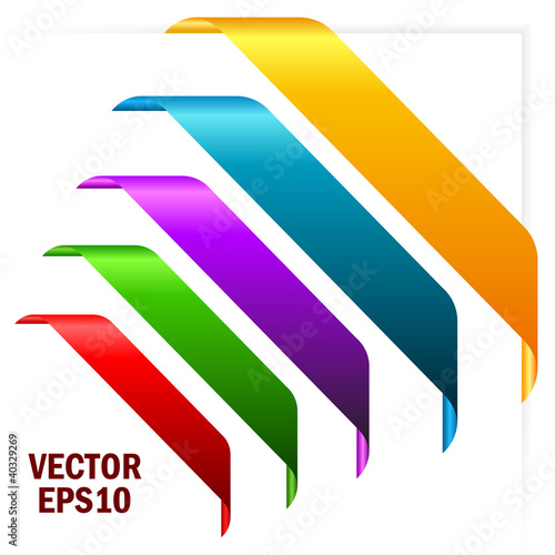 Vector: Vector award ribbons set Vector award ribbons set