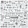 Web Sketchy Doodle Computer Icons Vector Design Elements