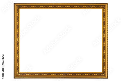 Photo: Picture frame on white background Picture frame on white background