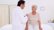 Video: Serious mature woman being examined Serious mature woman being examined