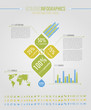 Ecologic infographic elements for web and print usage