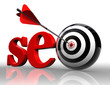 seo red word and conceptual target