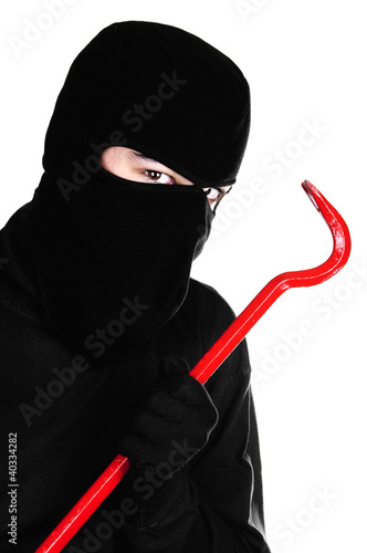 Photo: Portrait of a young male thief Portrait of a young male thief