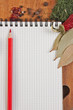 notebook for cooking recipes and spices