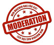 Sternen Stempel rot rel rt WMDFS MODERATION