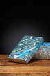 Blue gift box