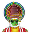 South Indian Traditional Kathakali Dancer Isolated