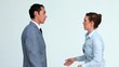 Colleagues arguing 