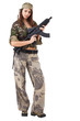Girl whit gun