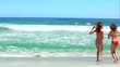 Video: Two women splashing each other Two women splashing each other