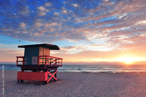 Photo: Miami South Beach sunrise Miami South Beach sunrise