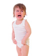 little child crying