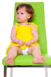 child on chair