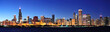 Chicago night panorama