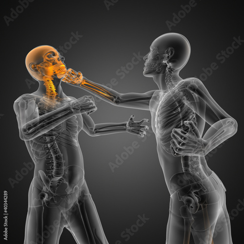 Illustration: Boxing men Boxing men