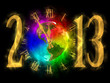 Illustration: Happy new year 2013 - America Happy new year 2013 - America