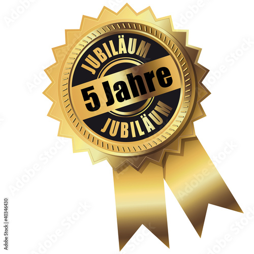 Vector: 5 Jahre - Jubiläum gold 5 Jahre - Jubiläum gold