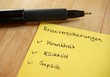 Checkliste Reiseversicherungen