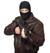 terrorist with rifle