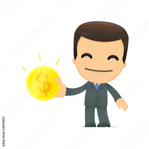 Vector: funny cartoon boss funny cartoon boss