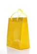 yellow shopping bag