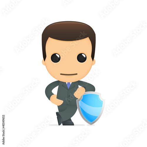 Vector: funny cartoon boss funny cartoon boss