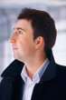 Photo: Man in Coat Looking Away. Man in Coat Looking Away.