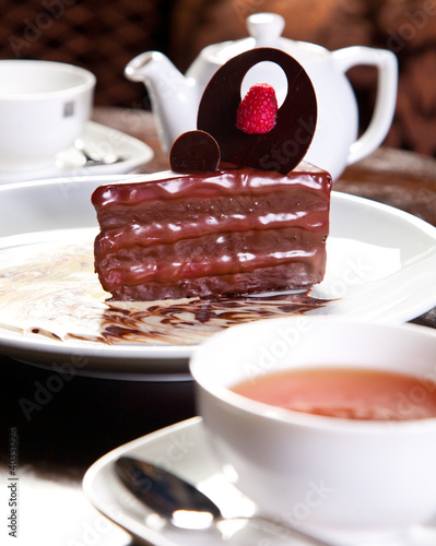 Photo: Chocolate dessert Chocolate dessert