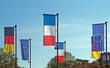 Photo: quelques drapeaux européens sortis pour une commémoration quelques drapeaux européens sortis pour une commémoration