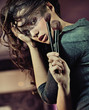 Portrait of a cute brunette