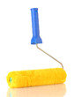 bright paint roller isolated on white bright paint roller isolated on white