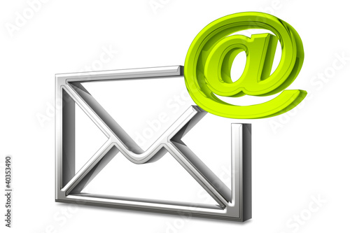 Illustration: green Email green Email