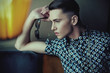 Photo: Vogue style portrait of a young guy Vogue style portrait of a young guy