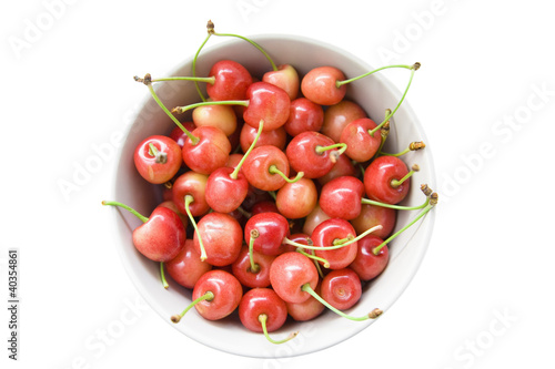 Photo: Bowl of cherries, close-up Bowl of cherries, close-up
