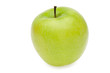 Green apple, close up