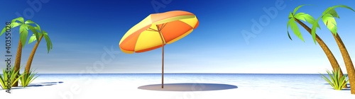 Illustration: Sunny beach Sunny beach