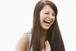 Young woman laughing