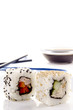sushi and soy sauce in the background sushi and soy sauce in the background