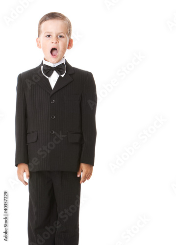 Photo: Boy singing Boy singing
