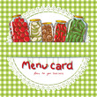Menu Card Design Template Menu Card Design Template