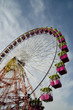 Ferris wheel of fair and amusement park
