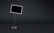 Fotoclip Silber vor schwarzem Hintergrund 1