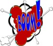 boom over white