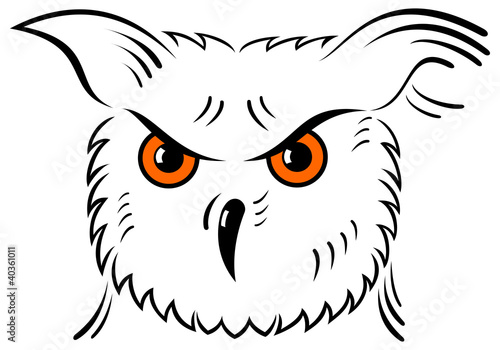 Vettoriale: Icon owl vector Icon owl vector
