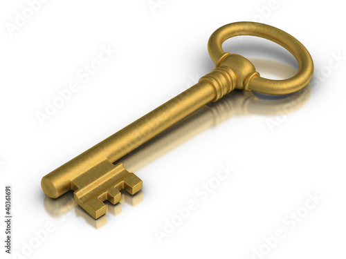 Illustration: Golden Skeleton Key Golden Skeleton Key