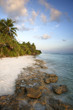 Fantastic white beach and Lagoon on the Maldives (Malediven)