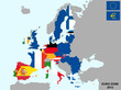 Eurozone map