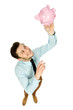 Man with piggy bank